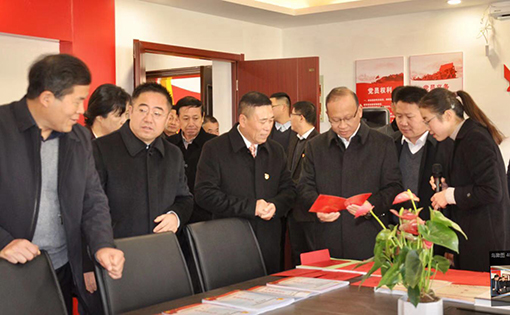 高光權蒞臨明光酒業調研非公黨委黨建工作